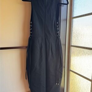 Kendall & Kylie Black Backless Dress